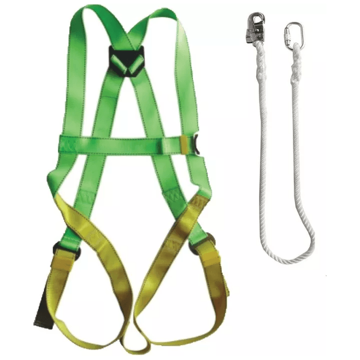 OSK TE5121 Full Body Safety Harness with Lanyard Medium Hook