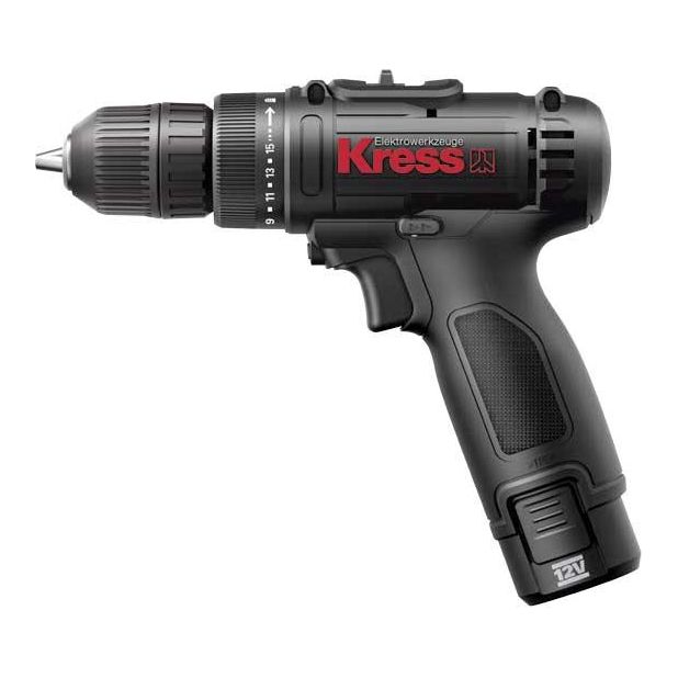 Kress KU200 12V Cordless Drill - Driver - Goldpeak Tools PH Kress