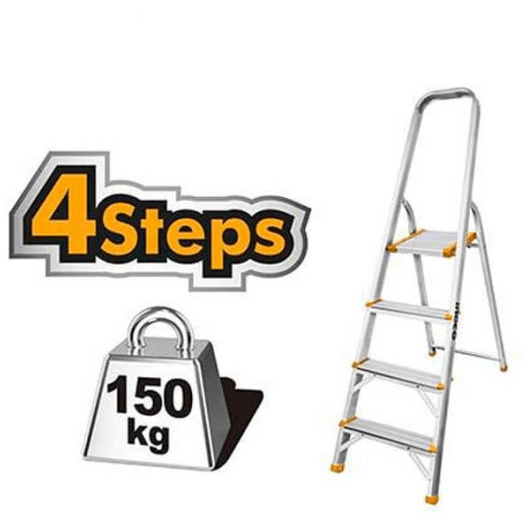 Ingco Household Aluminum A-Type Ladder - KHM Megatools Corp.