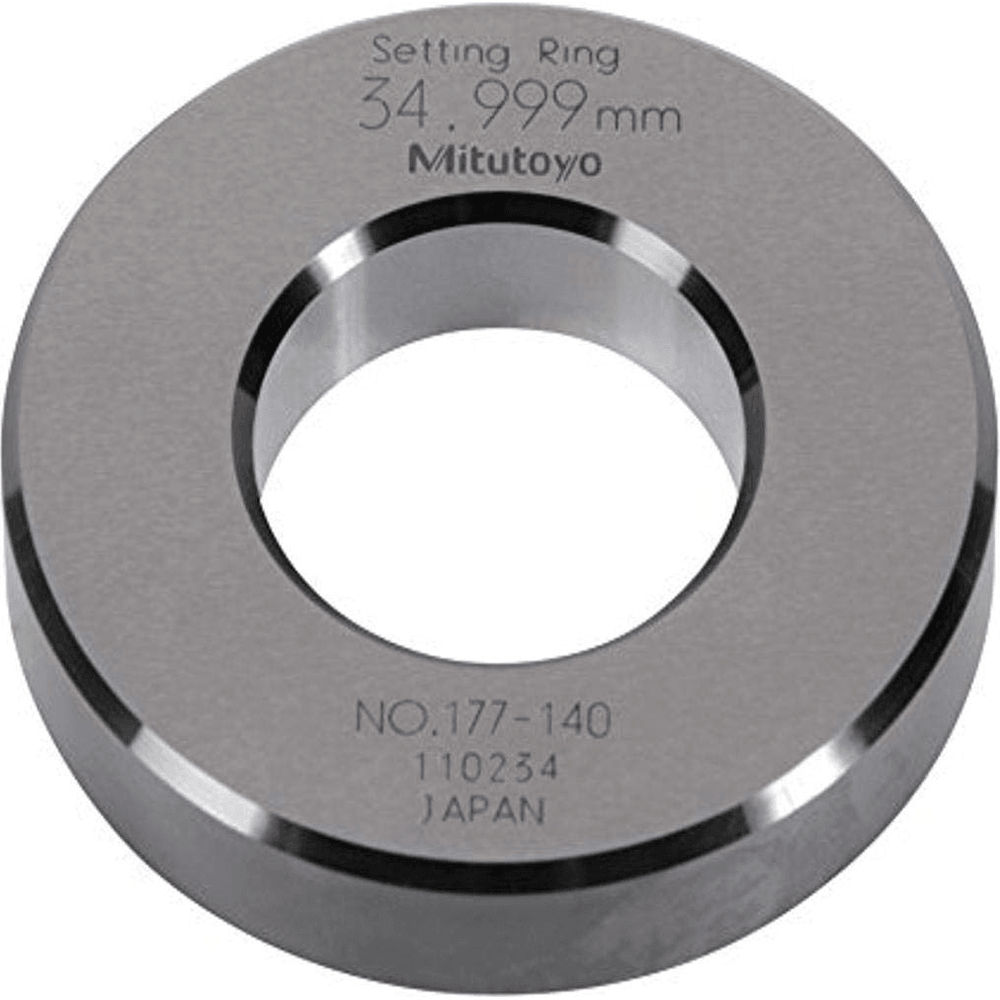 Mitutoyo Setting Ring, Series 177 (for inside micrometers, holtest & d