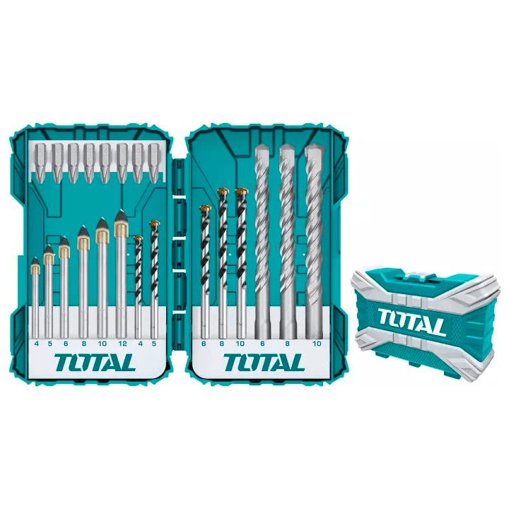 Total TACSDL12201 22pcs Mixed Drill & Screwdriver Bits | Total by KHM Megatools Corp.