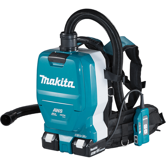 Makita DVC265ZX 36V Cordless Backpack Vacuum Cleaner (LXT-Series) [Bare] - Goldpeak Tools PH Makita