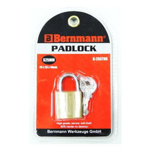 Bernmann Brass Padlock Short Shackle | Bernmann by KHM Megatools Corp.
