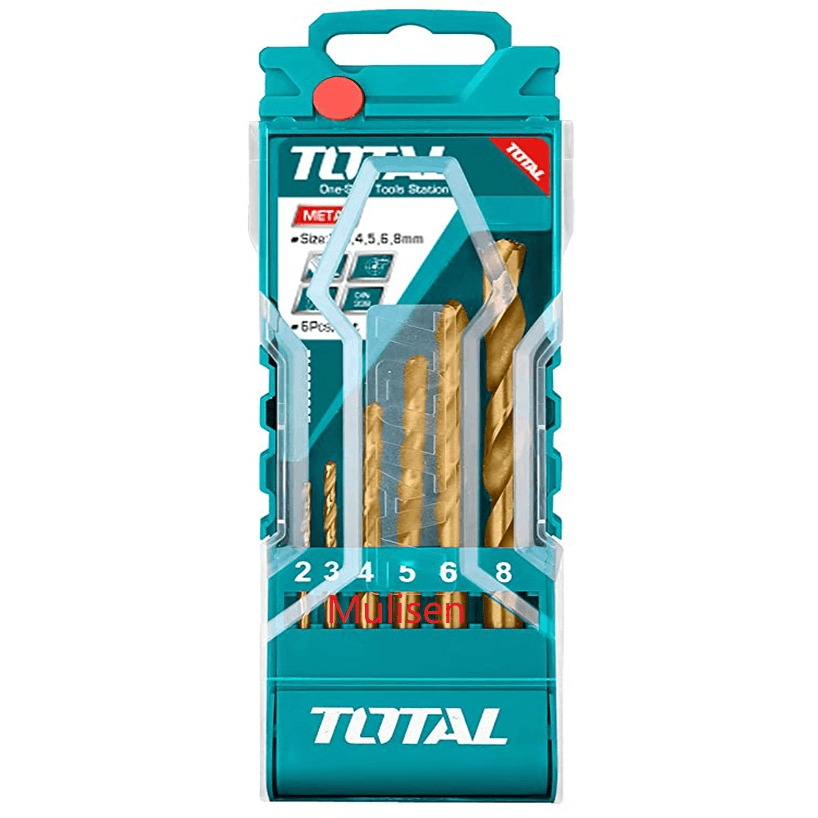 Total TACSD0065 6pcs Metal Drill Bit Set | Total by KHM Megatools Corp.