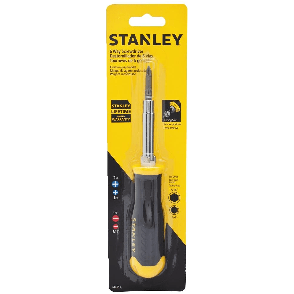 Stanley 68-704 Interchangeable Ratchet Screwdriver (Multi Bit) - KHM Megatools Corp.