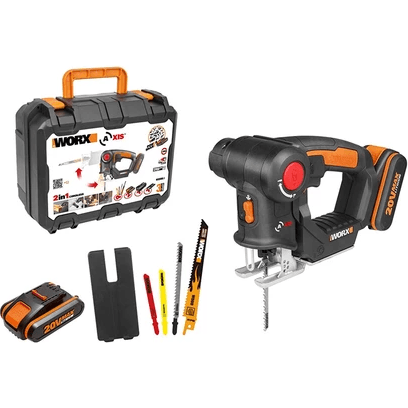 Worx WX550 20V 2in1 Saw Cordless Reciprocating Saw Jigsaw