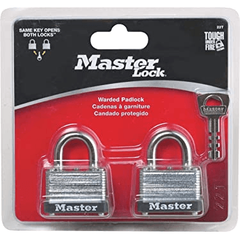 MasterLock Laminated Warded Padlock 2pcs (Key Alike) | Masterlock by KHM Megatools Corp.