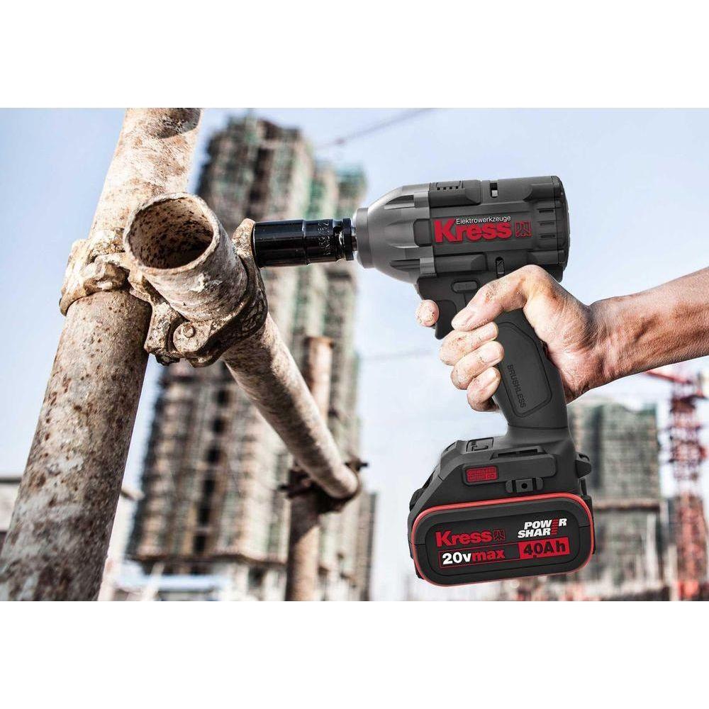 Kress KU270 20V Cordless Brushless Impact Wrench 1/2" Secondary image