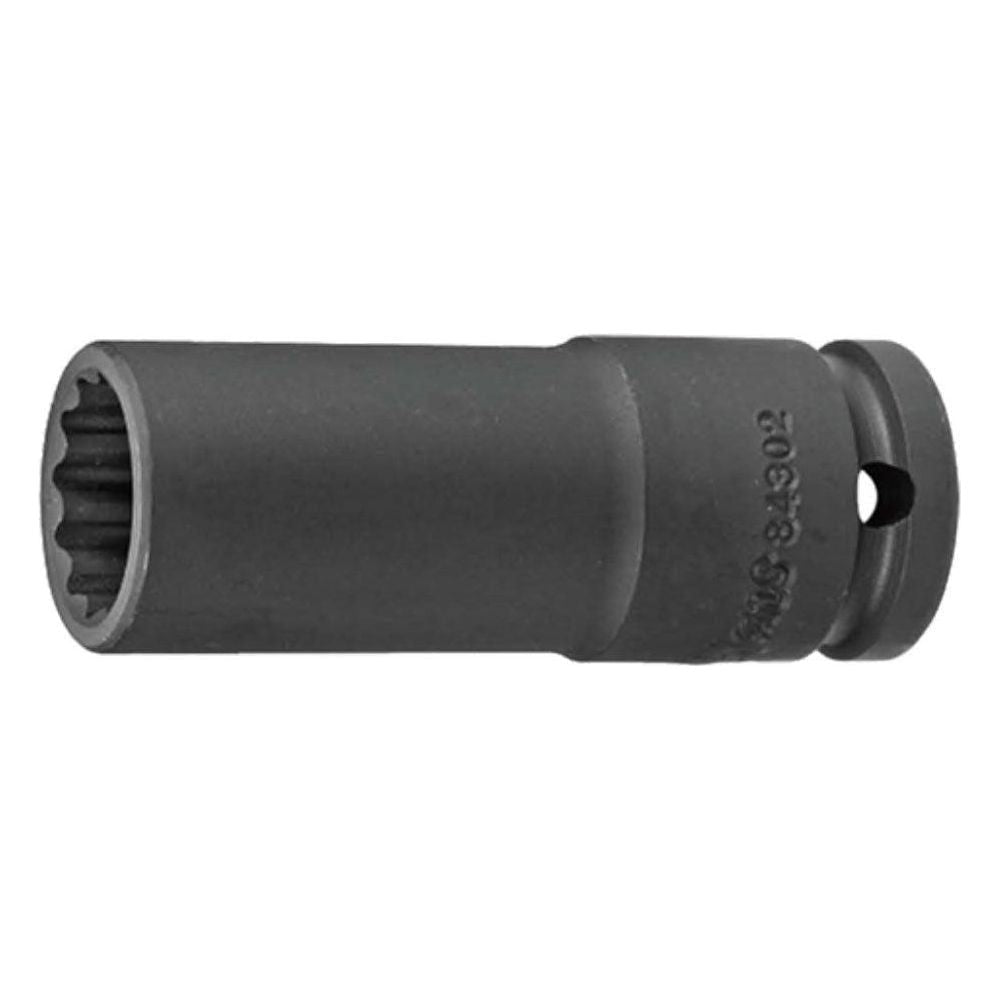 Hans 84302M 1/2" Drive Deep Impact Socket Wrench 12pts [Loose] - KHM Megatools Corp. Main image