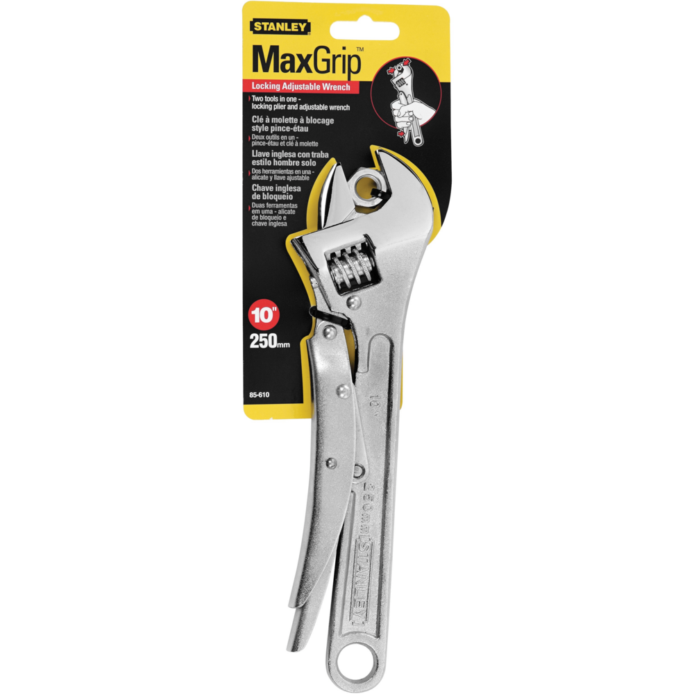 Stanley 85-610 Locking Adjustable Wrench | Stanley by KHM Megatools Corp.