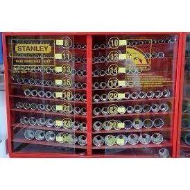 Stanley 1/2" Drive Socket Wrench Set with Steel Merchandiser - KHM Megatools Corp.
