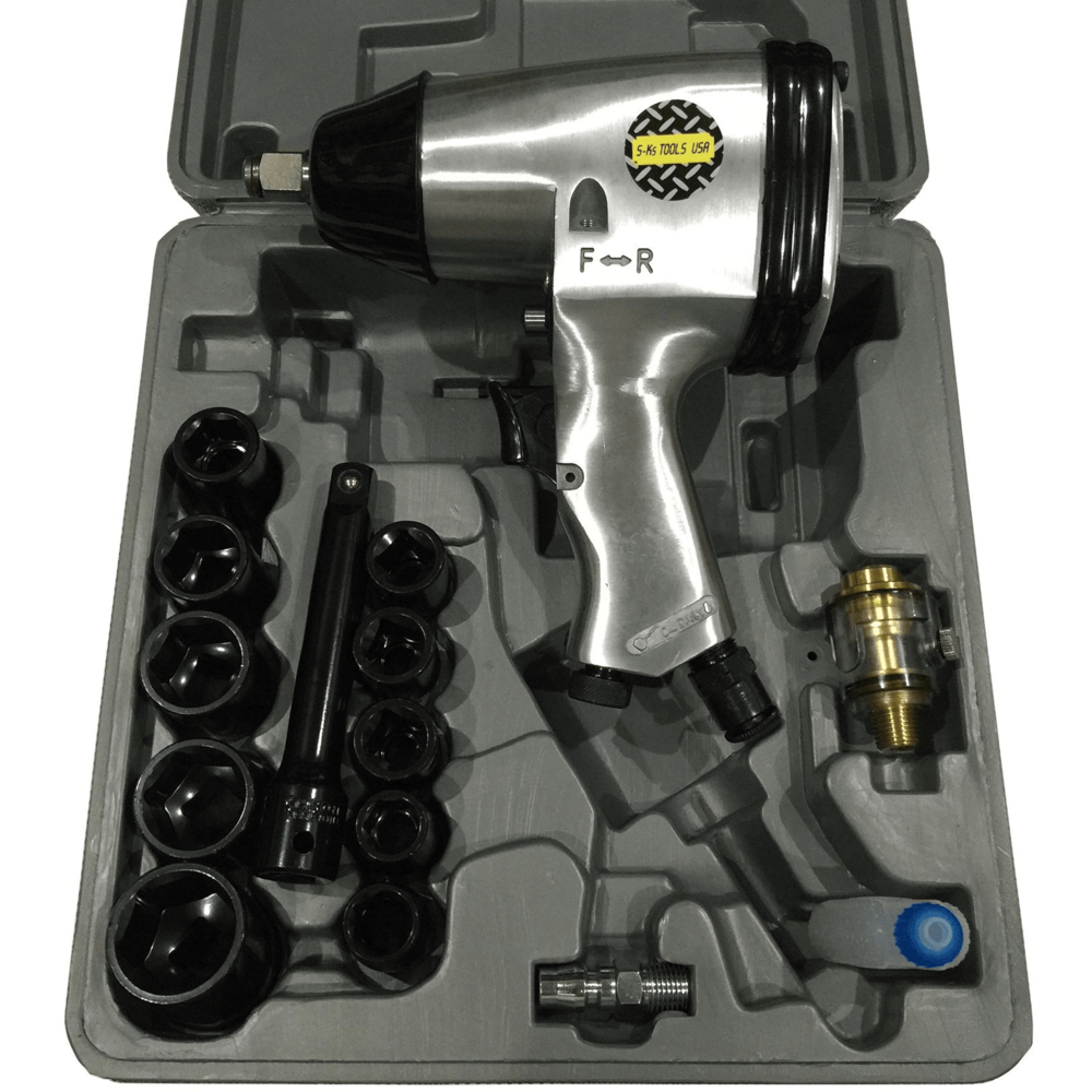 S-Ks Tools PAW-04028K Pneumatic Impact Wrench Kit 1/2" Drive | SKS by KHM Megatools Corp.