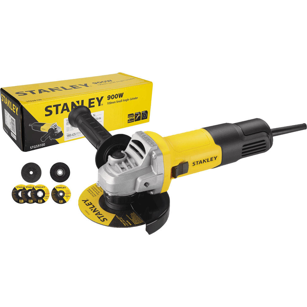 Stanley STGS9100A Angle Grinder 4" 900W - KHM Megatools Corp.