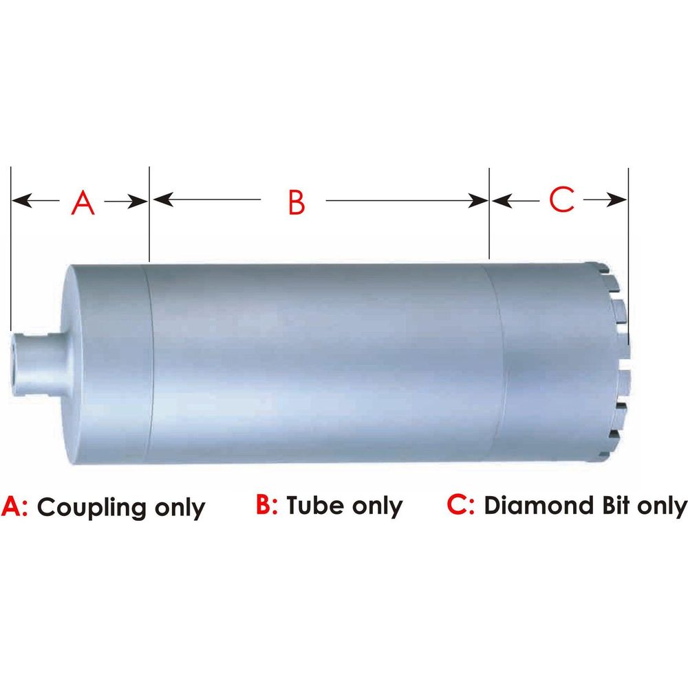 AGP 3-Section Wet Type Diamond Core Drill Bit | AGP by KHM Megatools Corp.