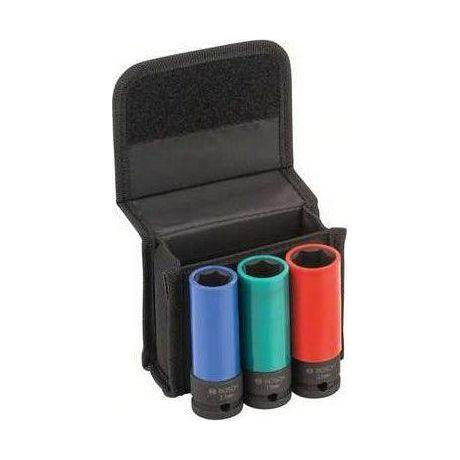 Bosch 3pcs PRO Impact Socket Wrench Set with Color Guide | Bosch by KHM Megatools Corp. Main image