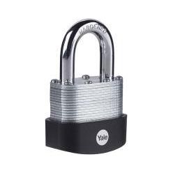 Yale Laminated Steel Padlock with Rubber Bumper | Yale by KHM Megatools Corp.