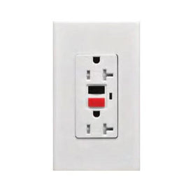 Omni WGFCI-201-PK 2-Gang GFCI Safety Outlet Ground Fault in White Plate 20A (Wide Series) | Omni by KHM Megatools Corp.