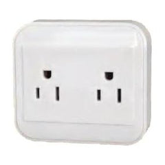 Omni WSO-202-PK Suface Type Outlet 2-Gang 10A | Omni by KHM Megatools Corp.