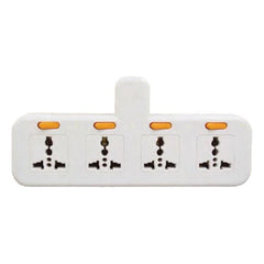 Omni WUA-042-PK Multiple Socket Extension Adapter with Individual Switch 4-Gang 10A 250V | Omni by KHM Megatools Corp.