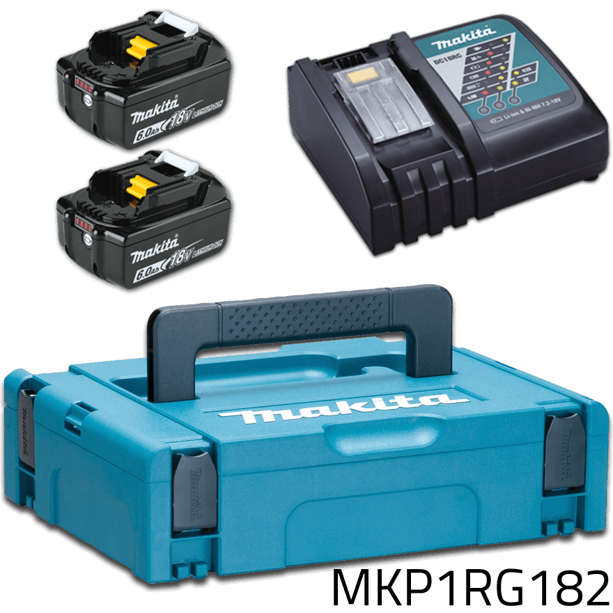 Makita MKP1RG182 (198116-4) 18V Power Source Kit / Battery & Charger Set LXT (6.0Ah)
