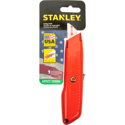 Stanley 10-189C Self Retracting Safety Utility Knife (US-Made) | Stanley by KHM Megatools Corp.