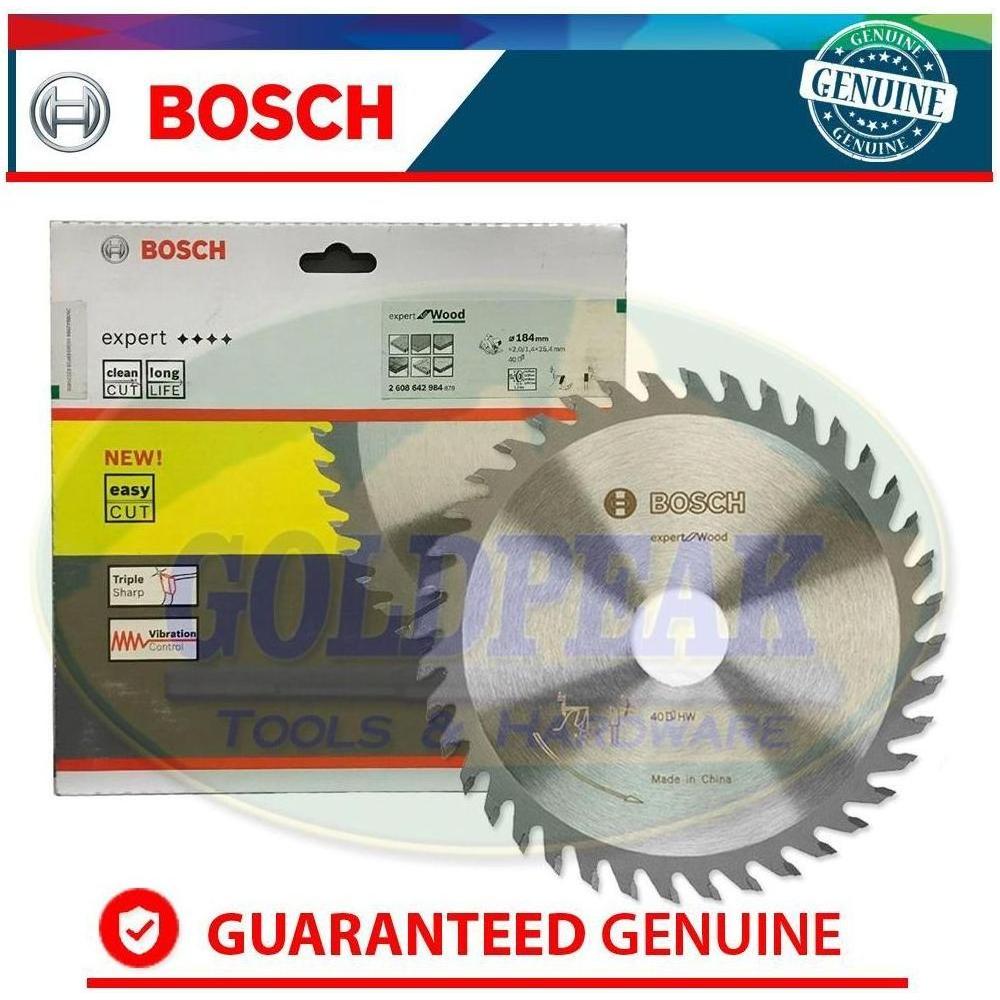 Bosch Circular Saw Blade 7-1/4" x 40T Expert for Wood - Goldpeak Tools PH Bosch