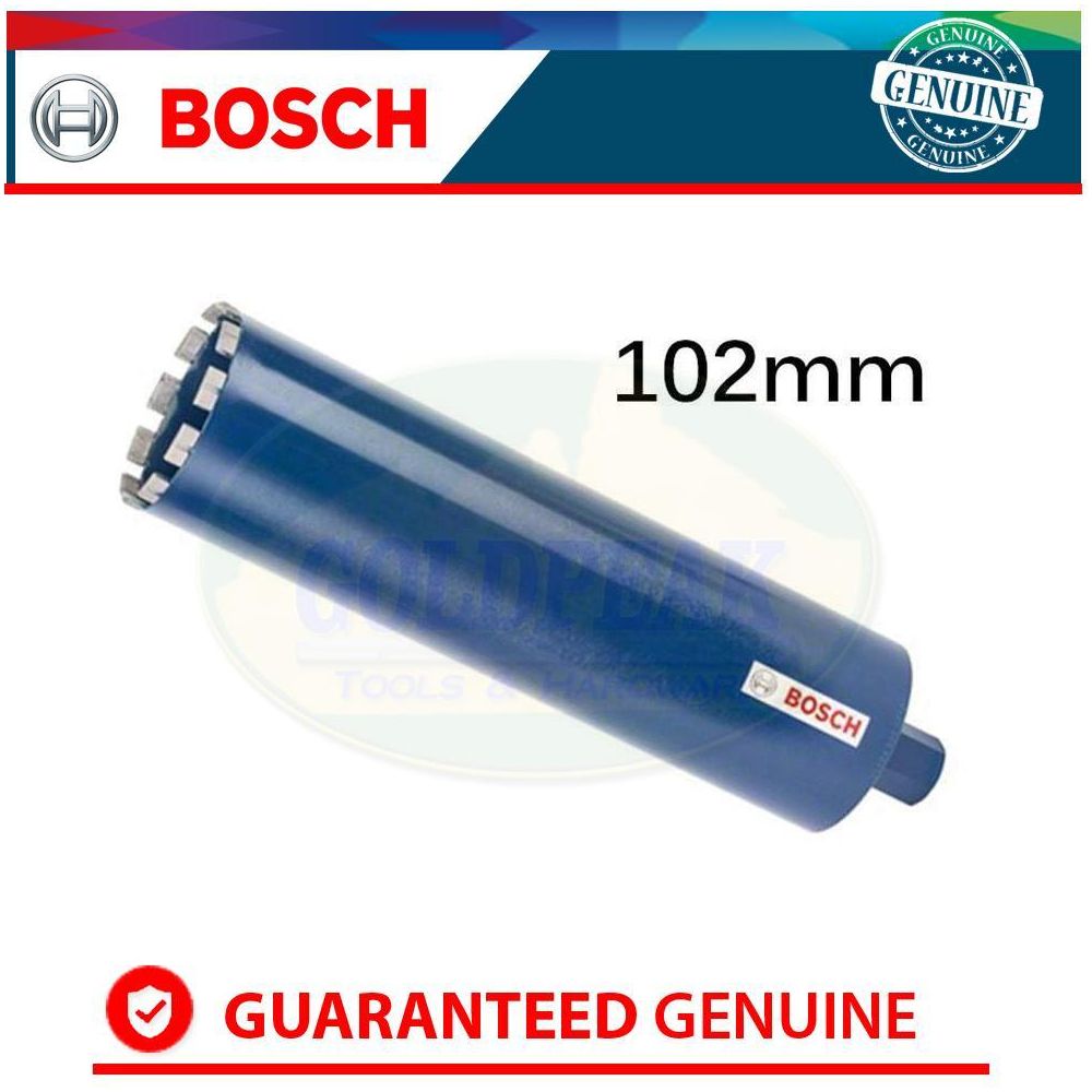 Bosch Diamond Core Drill Bit 102mm - Goldpeak Tools PH Bosch