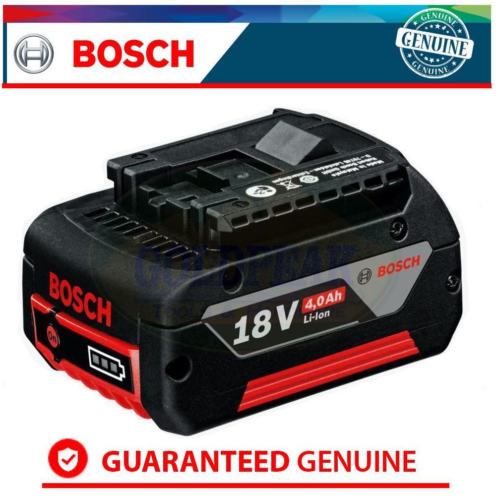 Bosch GBA 18V 4.0Ah M C Lithium Ion Battery - Goldpeak Tools PH Bosch