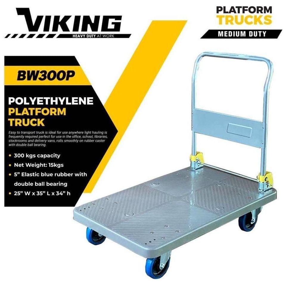 Viking BW 300P Polyethylene Platform Trolley / Truck (300kgs)