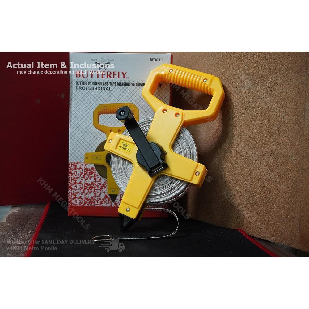 Butterfly Fiberglass Open Reel Long Tape Measure