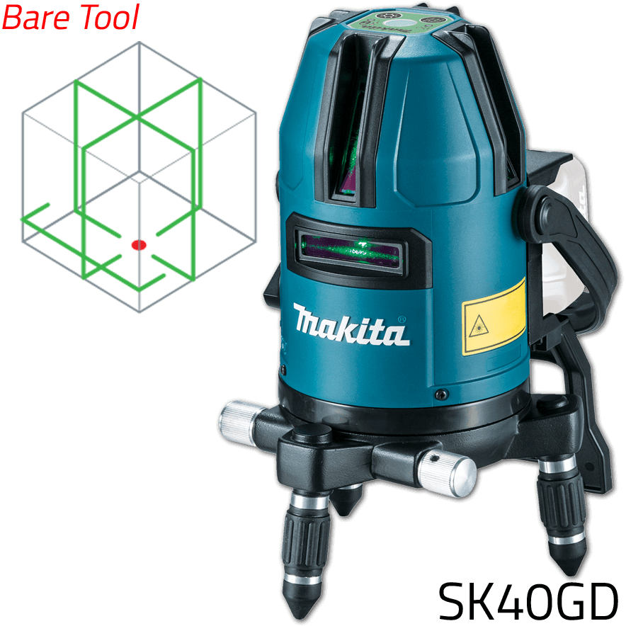 Makita SK40GD Cordless Line Laser Level (Green) 12V CXT [Bare]