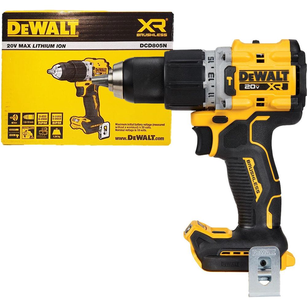 Dewalt DCD805N 20V Cordless Hammer Drill 13mm (Bare)