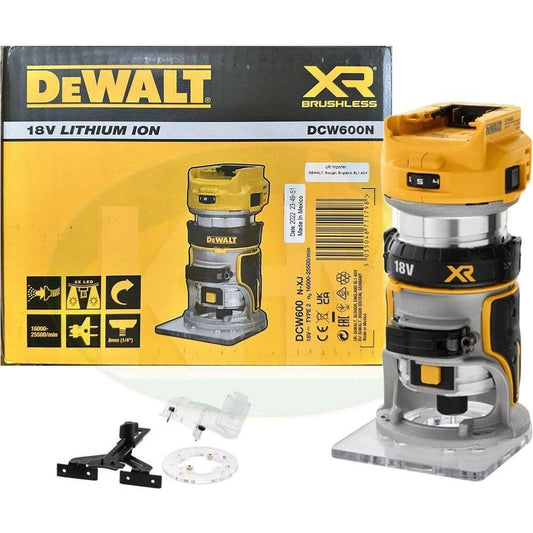 Dewalt DCW600N 18V (20V) Cordless Brushless Palm Router / Trimmer 1/4" (Bare) - KHM Megatools Corp.