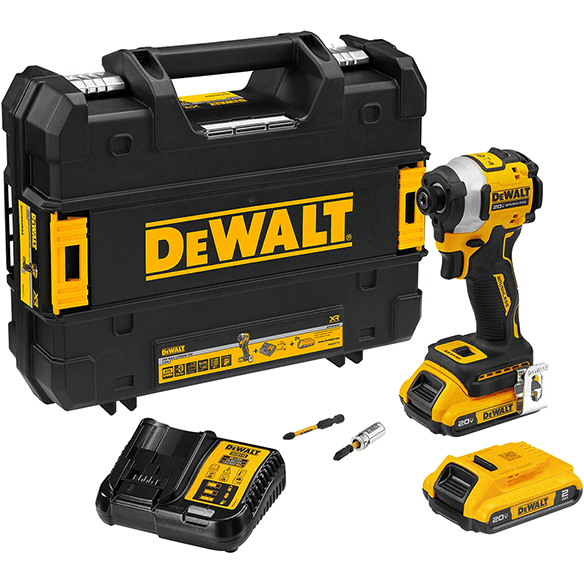 Dewalt DCF850D2A Cordless Brushless Impact Driver 1/4" Hex (18V/20V) [Kit]