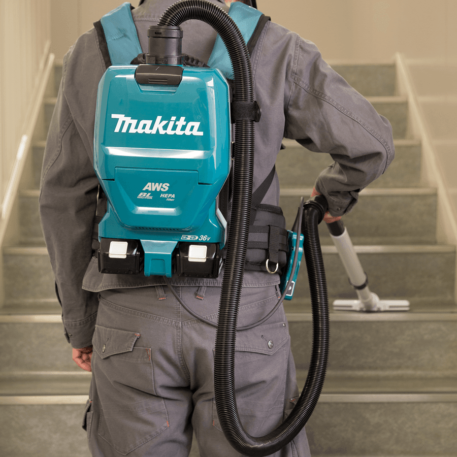 Makita DVC265ZX 36V Cordless Backpack Vacuum Cleaner (LXT-Series) [Bare] - Goldpeak Tools PH Makita