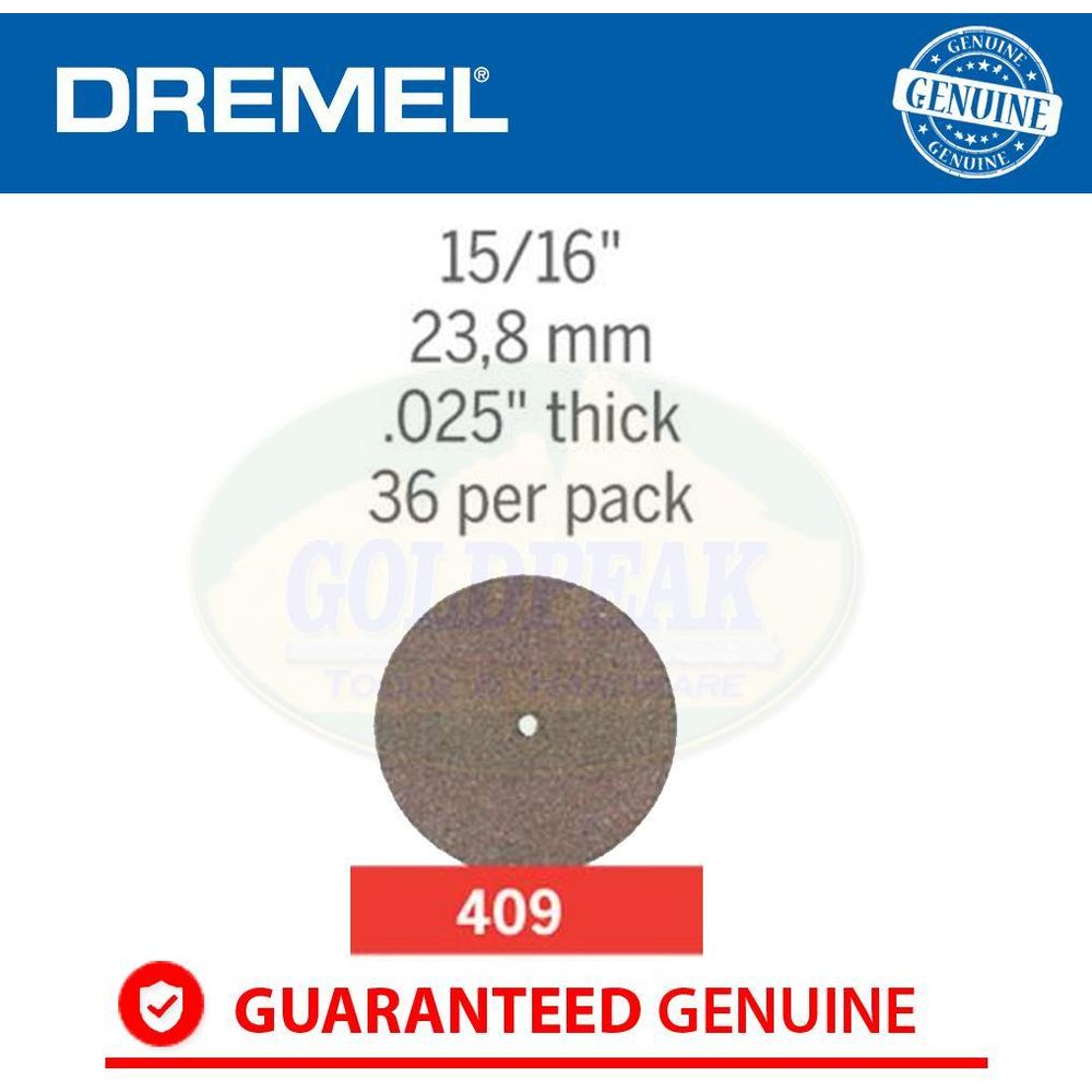 Dremel 409 Cut Off Wheel - Goldpeak Tools PH Dremel
