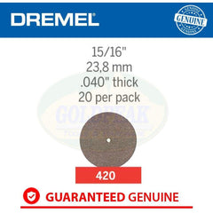 Dremel 420 Cut Off Wheel - Goldpeak Tools PH Dremel