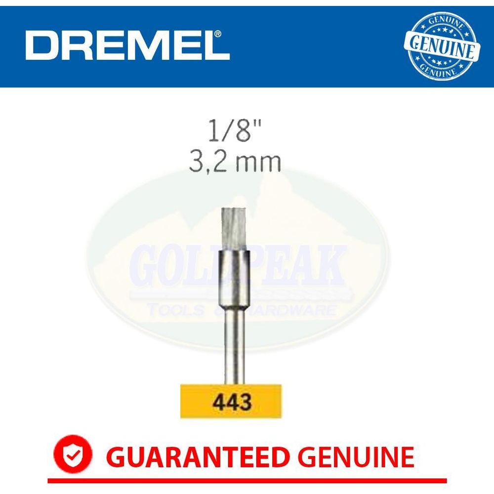 Dremel 443 Carbon Steel Brush - Goldpeak Tools PH Dremel