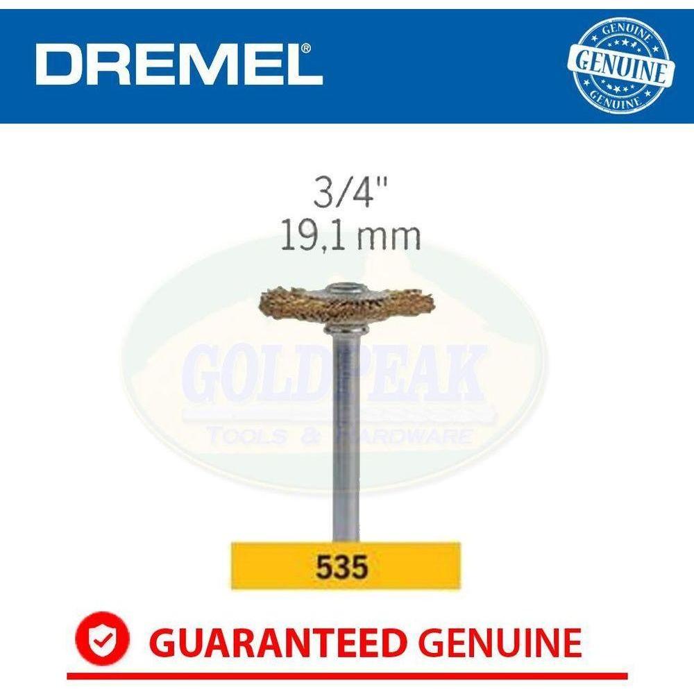 Dremel 535 Brass Brush - Goldpeak Tools PH Dremel