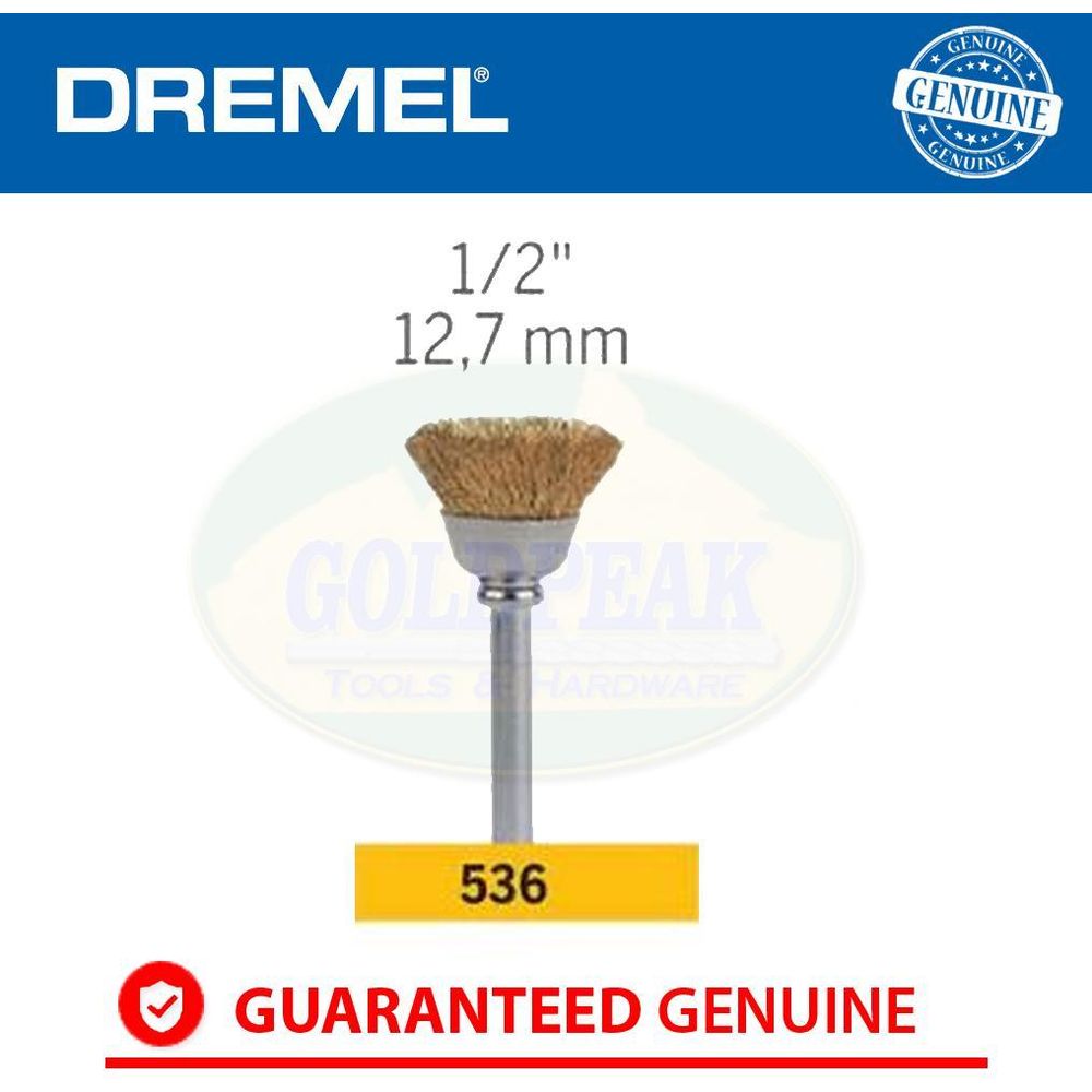 Dremel 536 Brass Brush - Goldpeak Tools PH Dremel