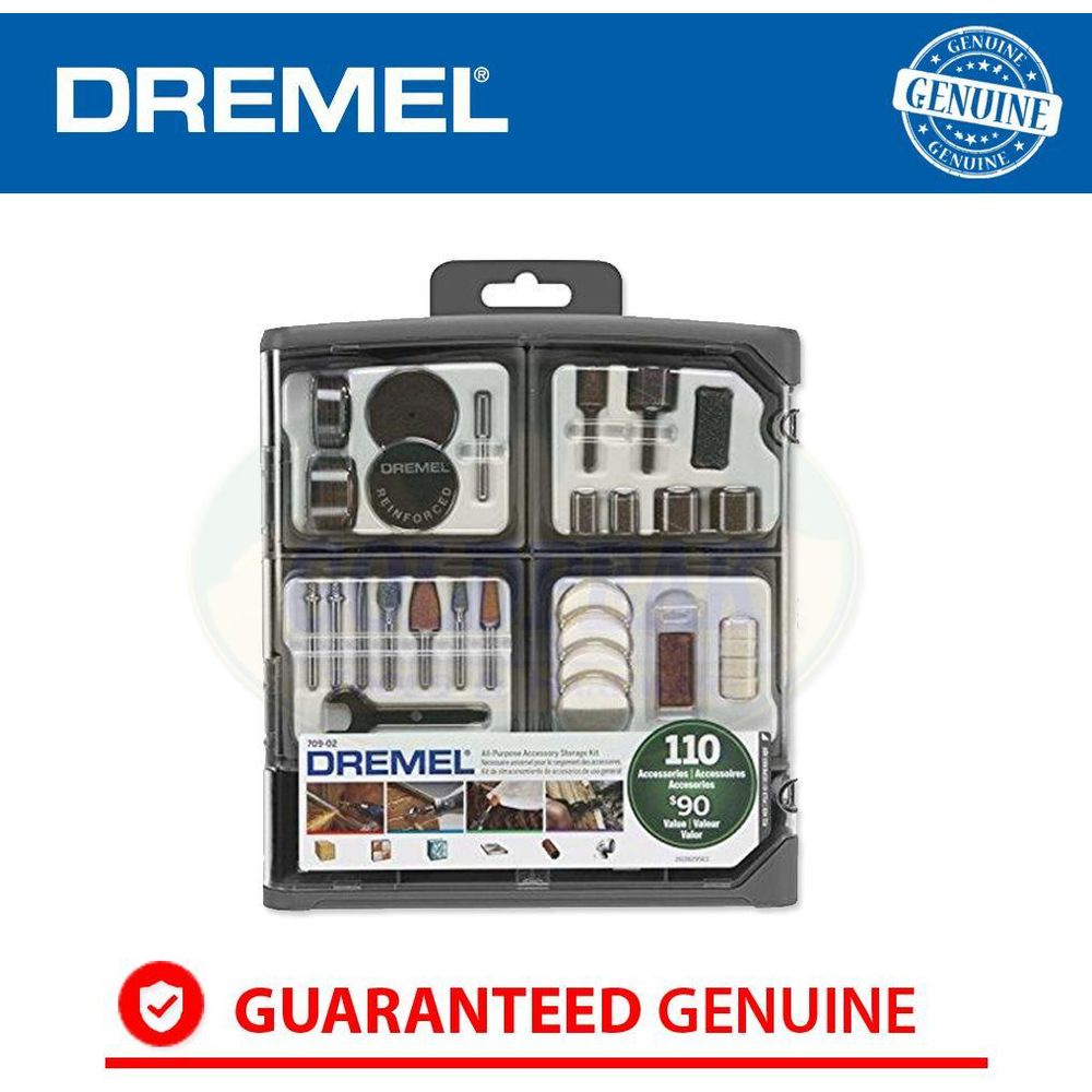 Dremel 709 Super Accessory Kit Set (110 pcs) - Goldpeak Tools PH Dremel