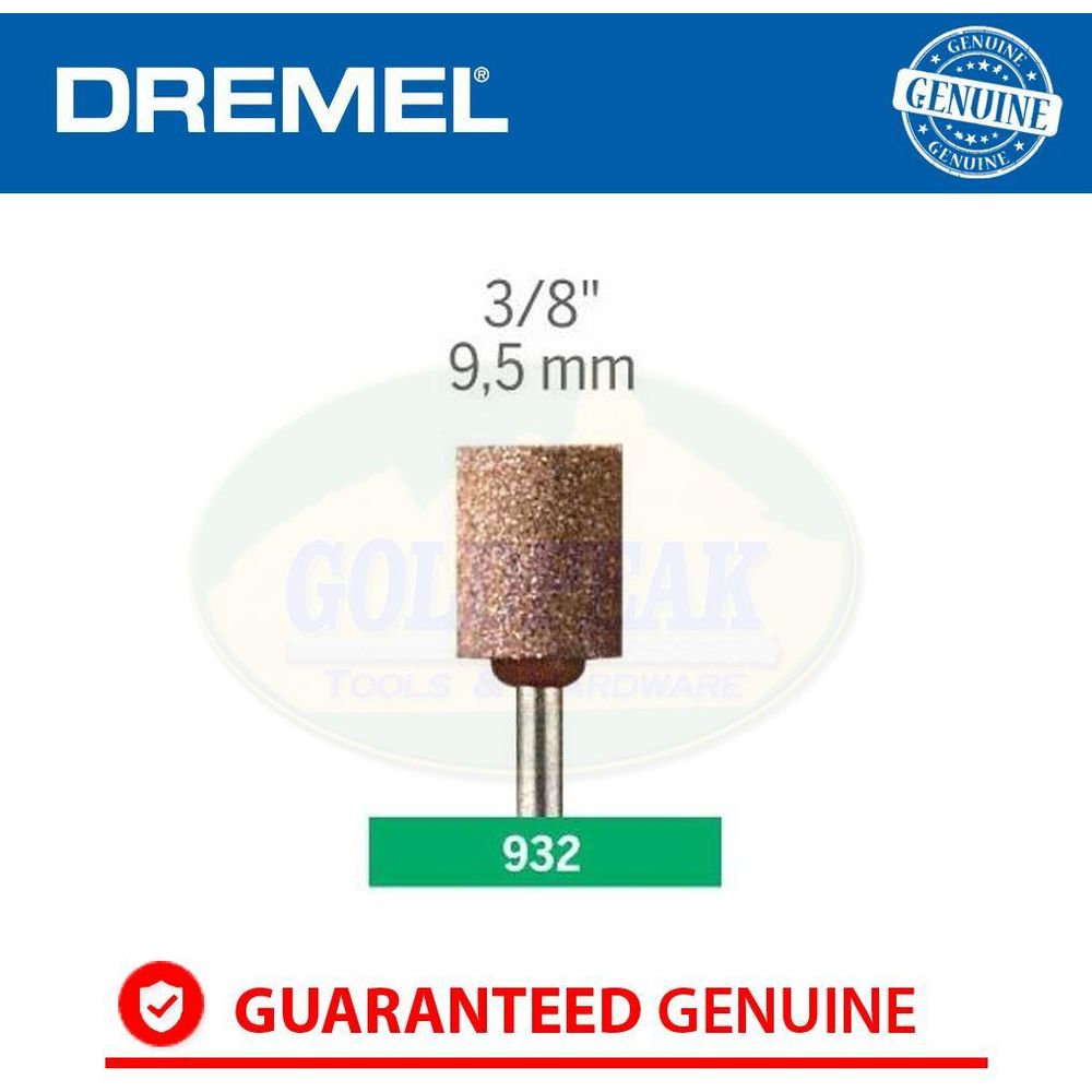 Dremel 932 Aluminium Oxide Grinding Stone - Goldpeak Tools PH Dremel