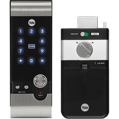 Yale YDR 3310 Digital Rim Lock Type Door Lock (Card Access) | Yale by KHM Megatools Corp. Main image