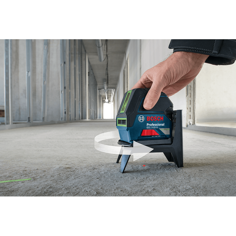 Bosch GCL 2-15 G Cross Line Laser Level With Plumb Points - Goldpeak Tools PH Bosch