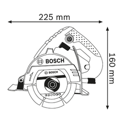 Bosch GDM 121 Concrete Cutter 4" [Contractor's Choice] - Goldpeak Tools PH Bosch