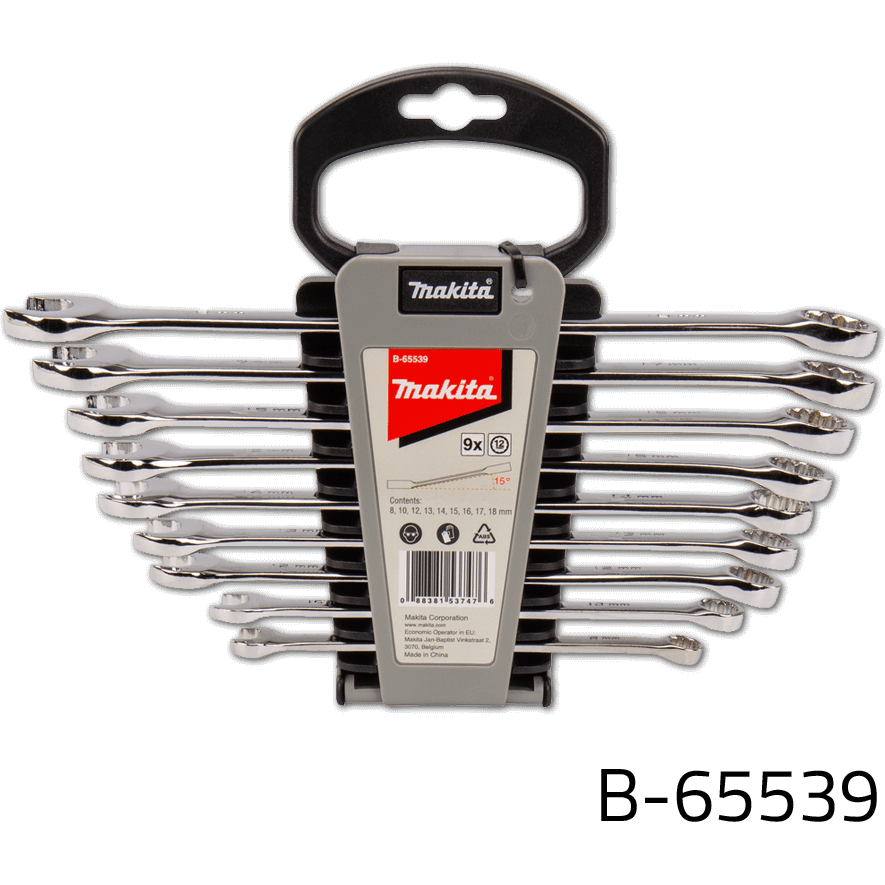 Makita B-65539 9pcs Combination Wrench Set