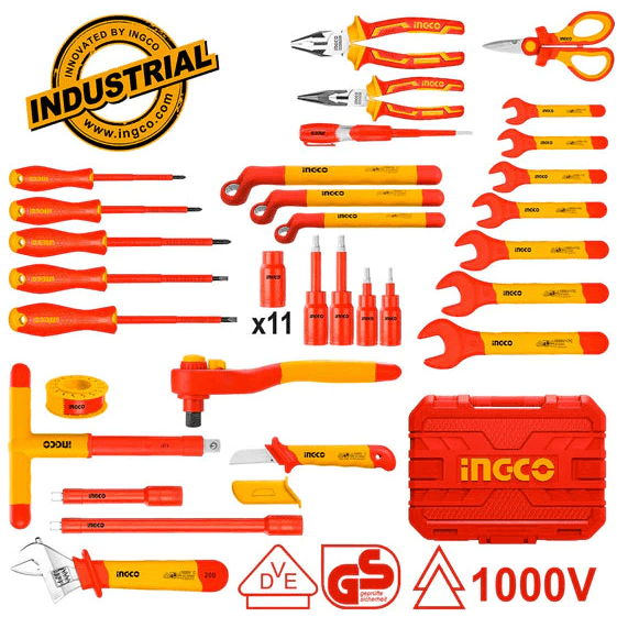 Ingco HKITH4101 41pcs Insulated Hand Tools Set 1000V