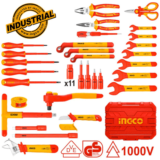 Ingco HKITH4101 41pcs Insulated Hand Tools Set 1000V - KHM Megatools Corp.