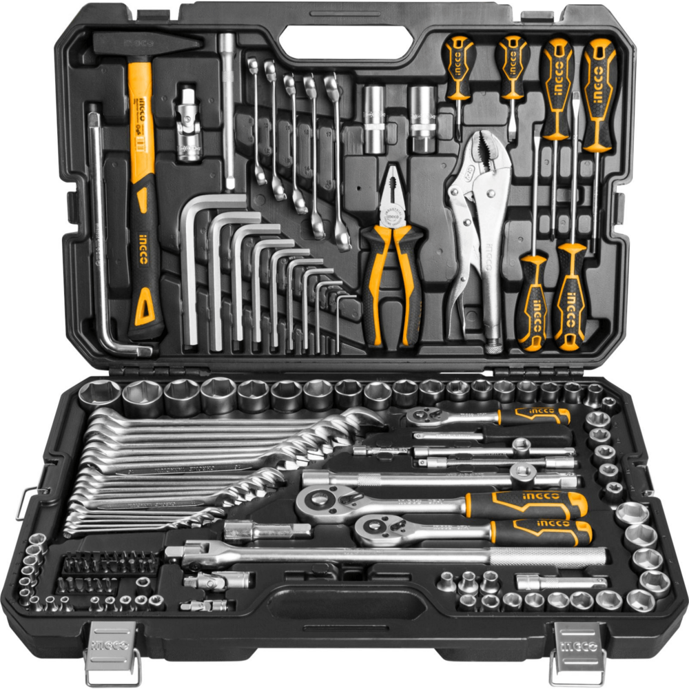 Ingco HKTHP21421 142pcs Combination Hand Tools Set with Case | KHM ...