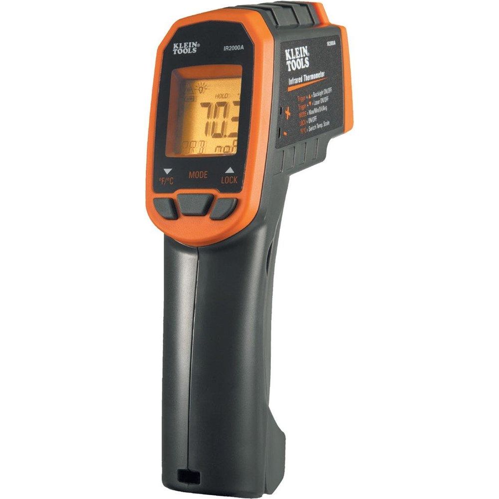 Klein IR2000 Dual Laser Infrared Thermometer / Thermal Scanner - Goldpeak Tools PH Klein